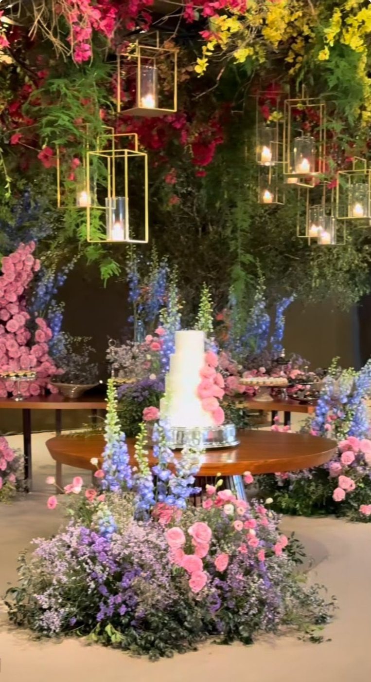 Inspiração de decoração floral Tavano